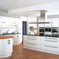 The Fresco White Contemporary Kitchen