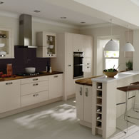 The Porter Beige Contemporary Kitchen