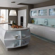 The Remo White Contemporary Kitchen