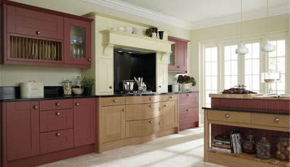 Painted collection fitted kitchen by Alderwood Furniture